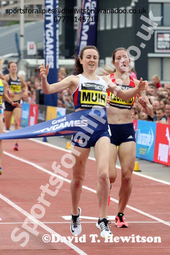 Womens one mile, The Great North CityGames. Photos: David T. Hewitson/Sports for All Pics